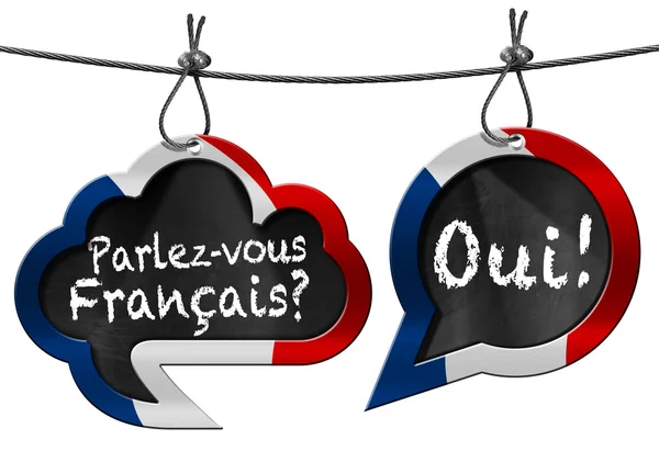 depositphotos 88068532 stock photo parlez vous francais speech bubbles